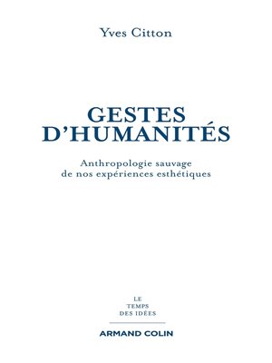 cover image of Gestes d'humanités